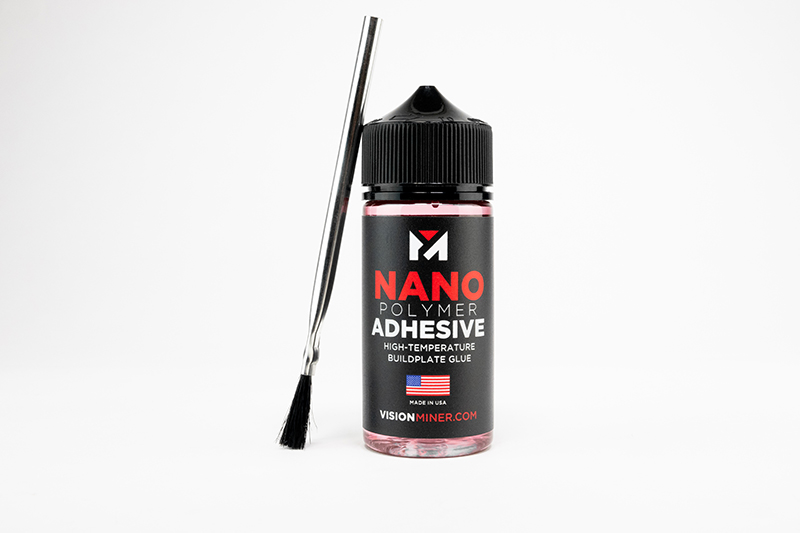 Nano polymer adhesive + brush
